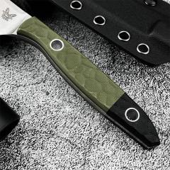 BM 4045 Knife Fixed Blade 3.82" 9Cr13 Blade, OD G10 Handles
