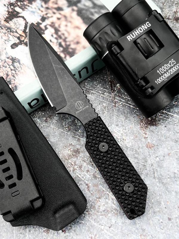 M.Strider SA-L Tank Fixed Blade Knife 4.37" D2 Blade, G10 Handles