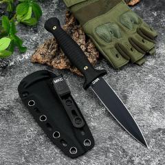 MKC Fixed Blade Knife 4.33" 9Cr13 Blade, G10 Handles