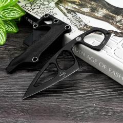 Boker Guardian Guard Fixed Blade Knife 2.4" 440C Plain Blade, All-steel Handles