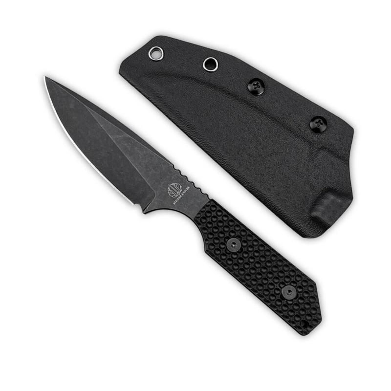 M.Strider SA-L Tank Fixed Blade Knife 4.37" D2 Blade, G10 Handles