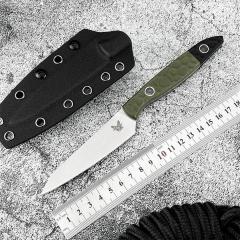 BM 4045 Knife Fixed Blade 3.82" 9Cr13 Blade, OD G10 Handles
