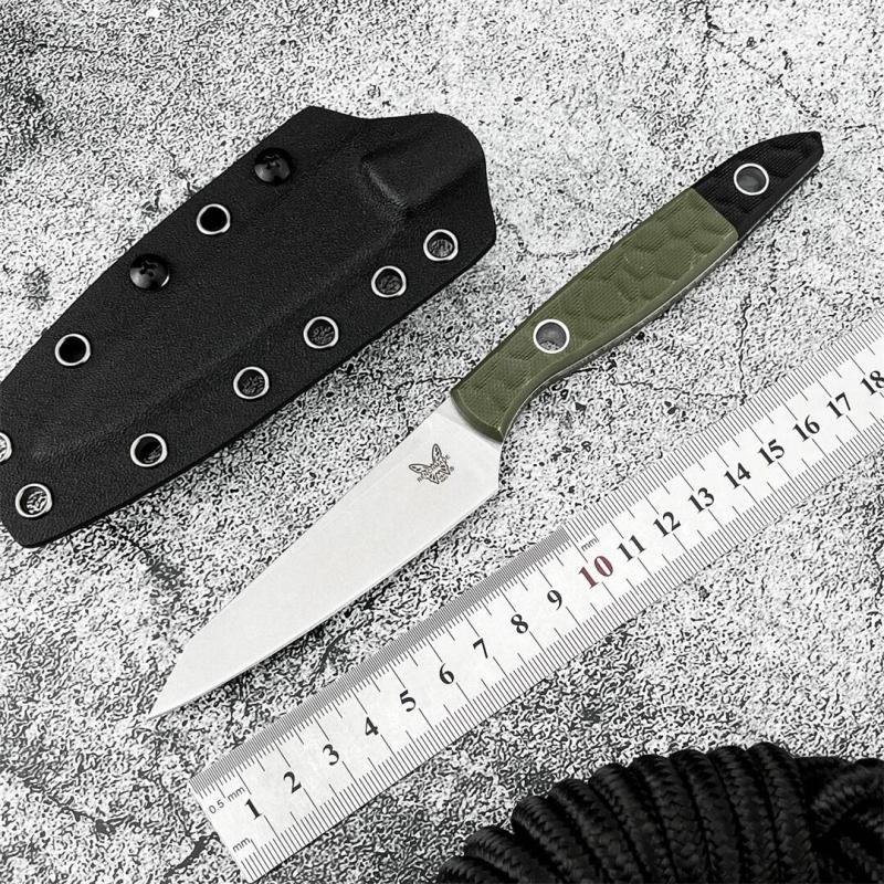 BM 4045 Knife Fixed Blade 3.82" 9Cr13 Blade, OD G10 Handles