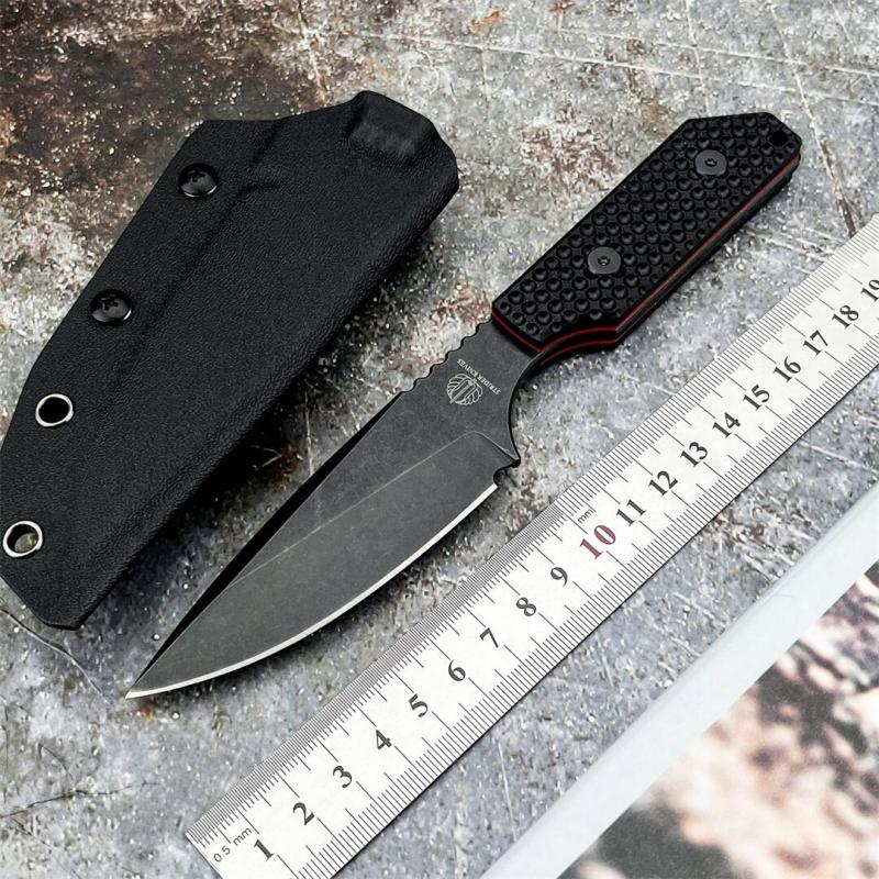M.Strider SA-L Tank Fixed Blade Knife 4.37" D2 Blade, G10 Handles