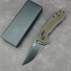 SOG TAC XR Folding Knife 3.54" 440c Plain Blade, Nylon Fiber Handles