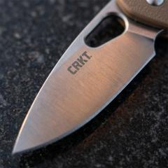 CRKT 5390 Flipper Knife 2.56" 8Cr13 Drop Blade, G10 Handles