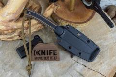 CRKT 2382 Fixed Blade Neck Knife 3.018" Satin Drop Point, G10 Handles, Thermoplastic Sheath