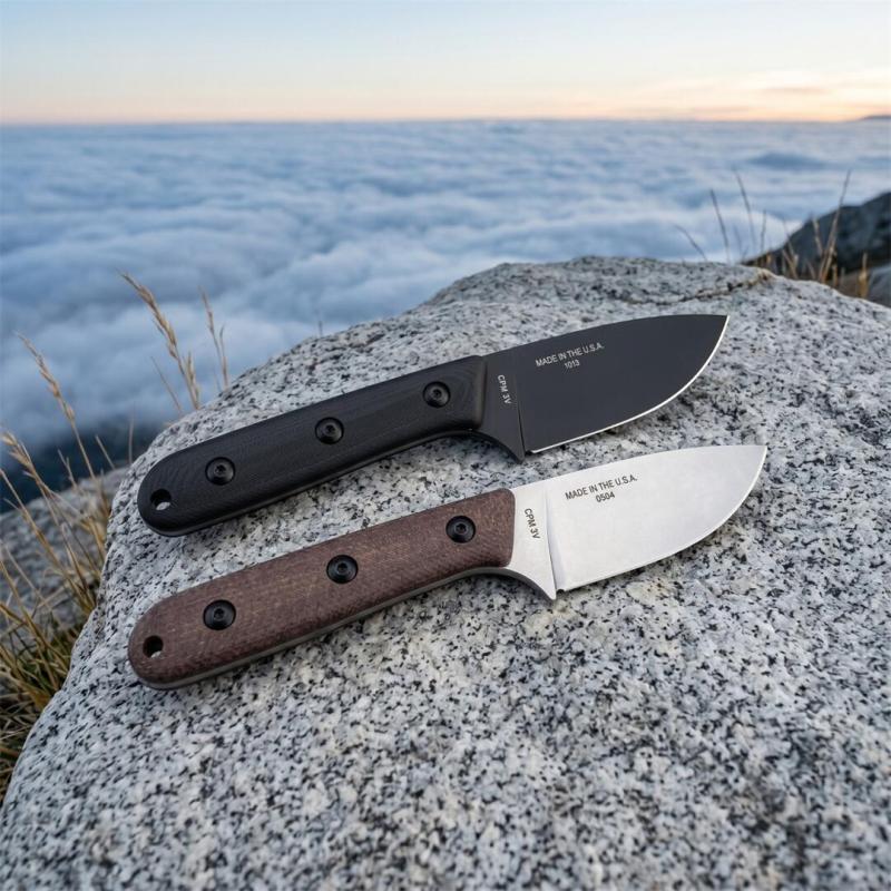 ESEE Knives Pacaya Fixed Blade Knife 3.03" D2 Drop Point Blade, G10 Handles, Kydex Sheath with Clip Plate