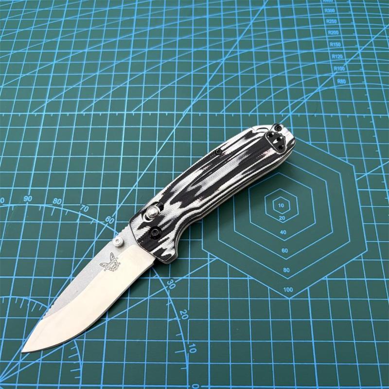 BM 15031/15032 Hunt North Fork AXIS Folding Knife 2.95" S30V Satin Plain Blade, Stabilized Wood Handles