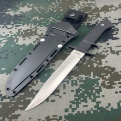 Cold Steel 39LSSC OSS Tactical Fixed Blade Knife 8.27" AUS 8A Plain Blade, Kray-Ex Handles, Secure-Ex Sheath