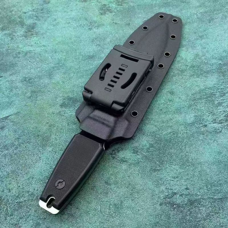 Extrema Ratio Imperial Guard Fixed Knife 7.01" Black AUS8 Single Edge Blade, G10 Handles