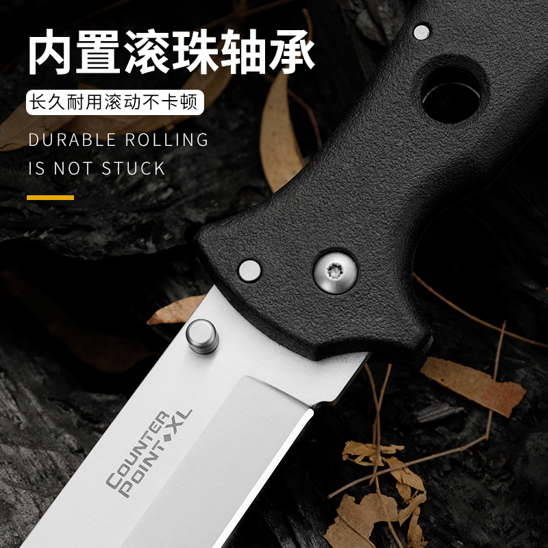 Cold Steel 10ACXC Folding Knife 5.51" AUS-10A Satin Blade, Griv-Ex Handles
