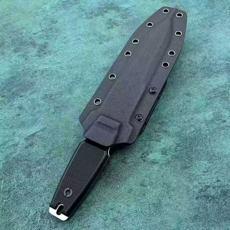 Extrema Ratio Imperial Guard Fixed Knife 7.01" Black AUS8 Single Edge Blade, G10 Handles