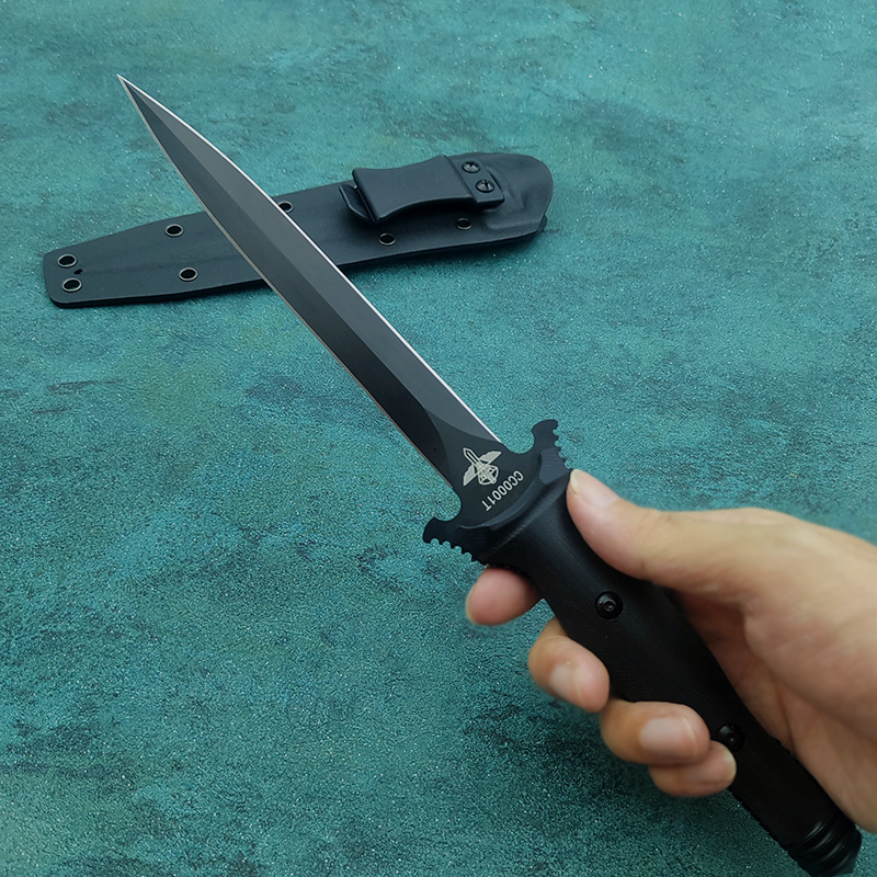 Extrema Ratio Suppressor Dagger 6.89" Black N690 Double Edge Blade, G10 Handles
