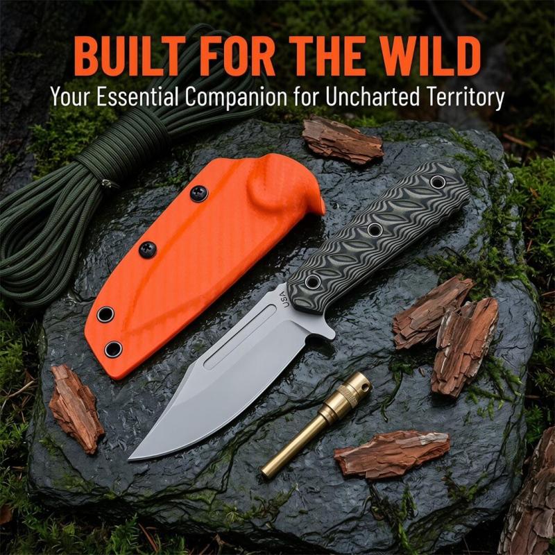 RMJ-USA Tactical Fixed Blade Knife