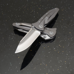 MT Delta Force Folding Knife 3.86" D2 Blade, Titanium Alloy Handles