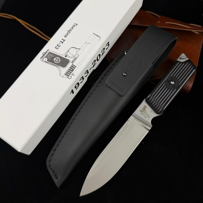 Russian Urakov TT-33 Fixed Blade Knife 4.92" DC53 Blade, Nylon Fiber Handles