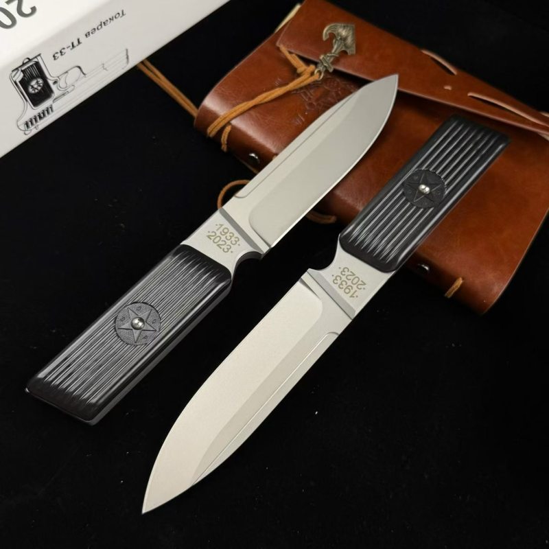 Russian Urakov TT-33 Fixed Blade Knife 4.92" DC53 Blade, Nylon Fiber Handles