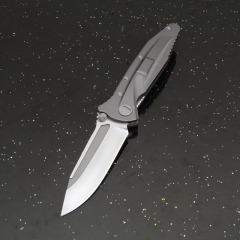 MT Delta Force Folding Knife 3.86" D2 Blade, Titanium Alloy Handles