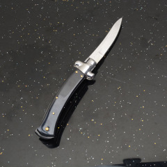 Italy AKC 9'' Godfather Stiletto Mafia OTF AUTO Knife 3.15" 440c Kriss Blade, Acrylic Handles