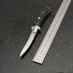 Italy AKC 9'' Godfather Stiletto Mafia OTF AUTO Knife 3.15" 440c Kriss Blade, Acrylic Handles