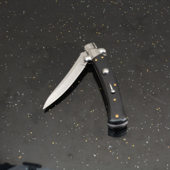 Italy AKC 9'' Godfather Stiletto Mafia OTF AUTO Knife 3.15" 440c Kriss Blade, Acrylic Handles