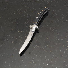 Italy AKC 9'' Godfather Stiletto Mafia OTF AUTO Knife 3.15" 440c Kriss Blade, Acrylic Handles