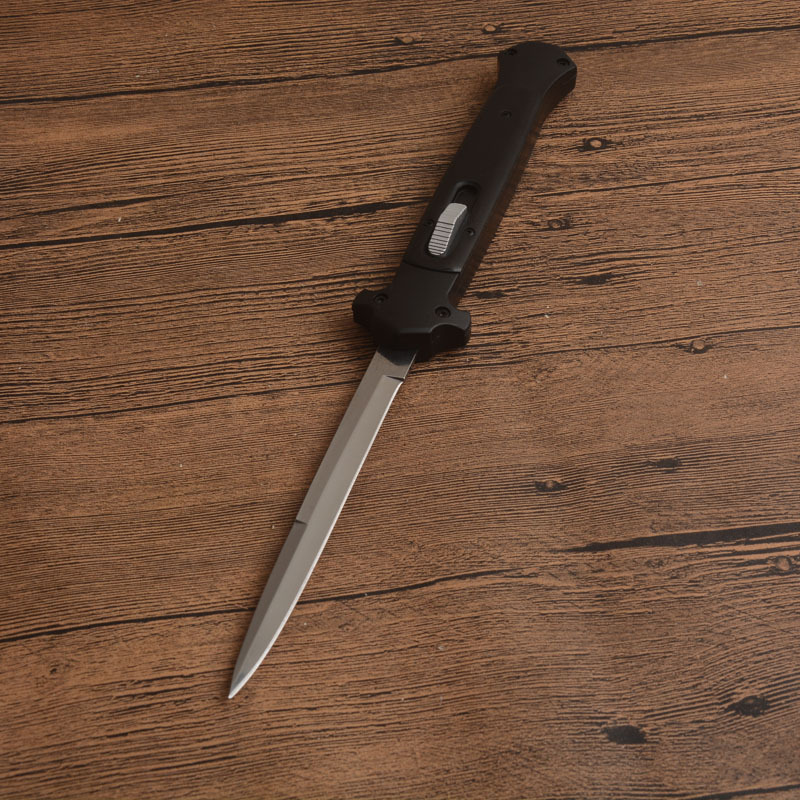 Italy Classical 13'' AKC OTF AUTO Knife Double Action 5.51" 440C Steel Blade, Color wood Handles