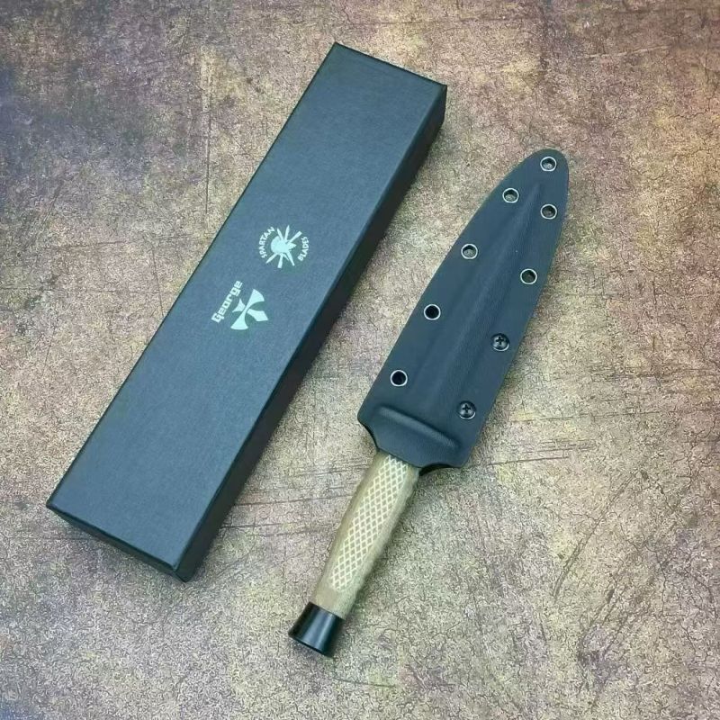 Sparta Fixed Knife 5.91" 8Cr13 Blade, G10 Handles