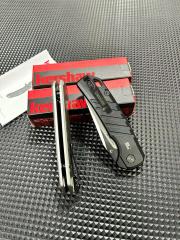 Kershaw 7305 Launch 23 AUTO Folding Knife 3.31" CPM-154 Two-Tone Trailing Point Blade, Milled Aluminum Handles