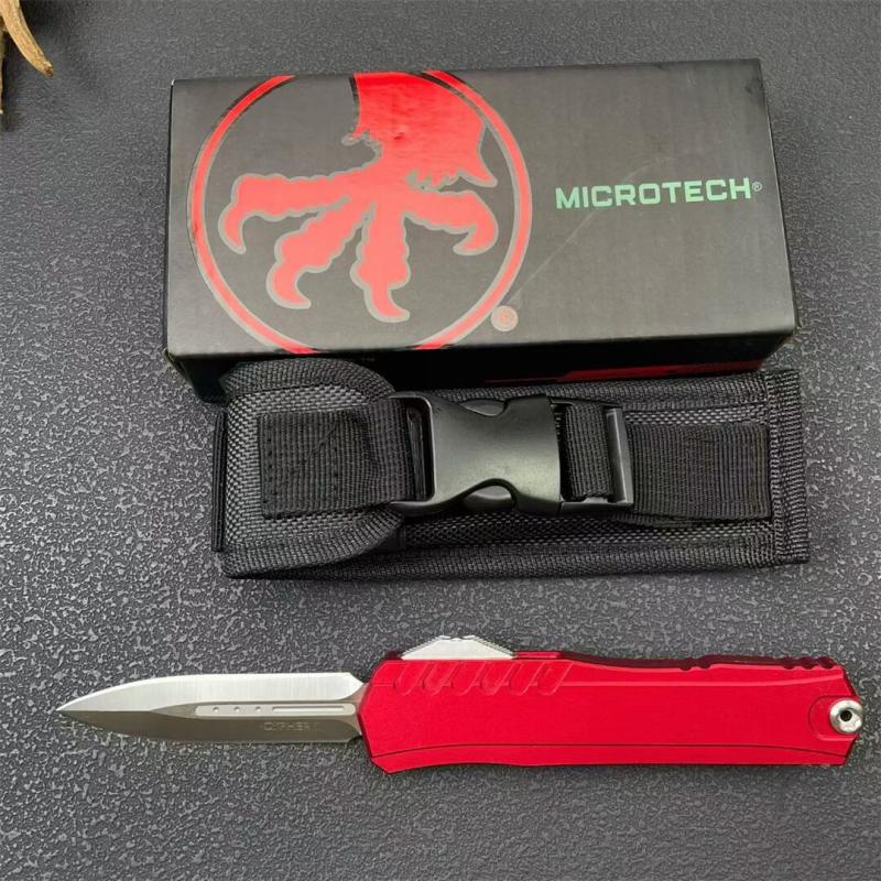 MT Cypher II OTF AUTO Knife 3.07" D2 Plain Blade, Aluminum Alloy Handles