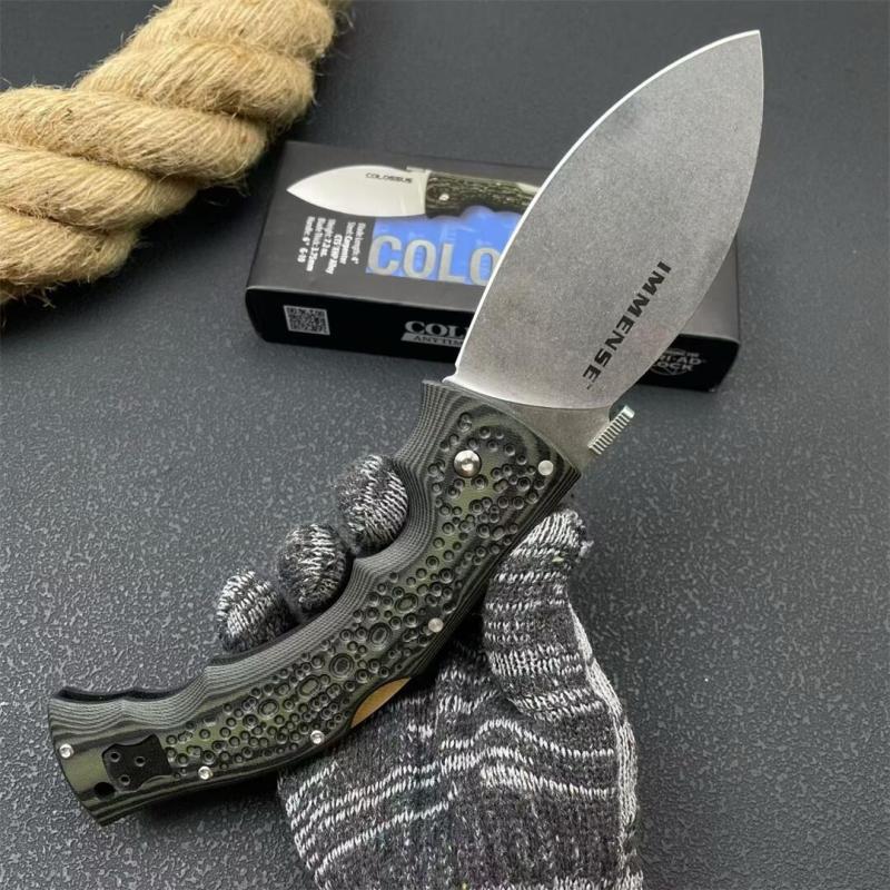 Cold Steel Giant Dog Legs Folding Knife 4.02" 440C Blade, Micarta Handles