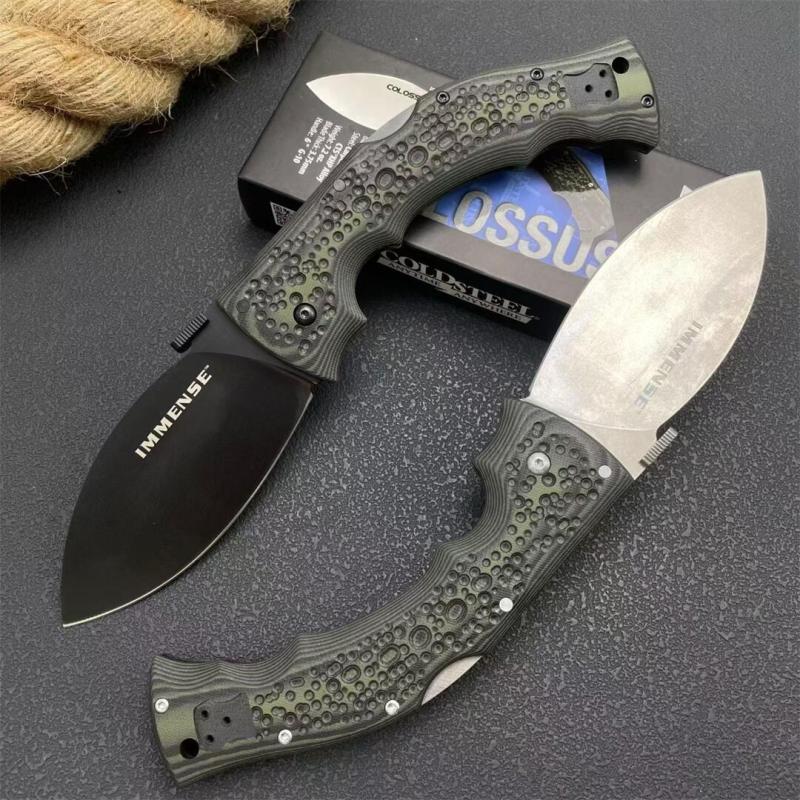 Cold Steel Giant Dog Legs Folding Knife 4.02" 440C Blade, Micarta Handles