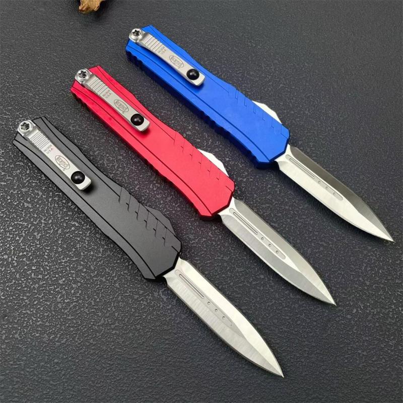MT Cypher II OTF AUTO Knife 3.07" D2 Plain Blade, Aluminum Alloy Handles