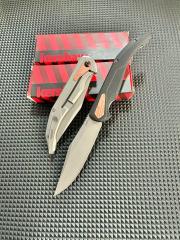 Kershaw Strata 2076 Folding Knife 4.5" CPM-D2 Stonewashed Point Blade, G10 Handles