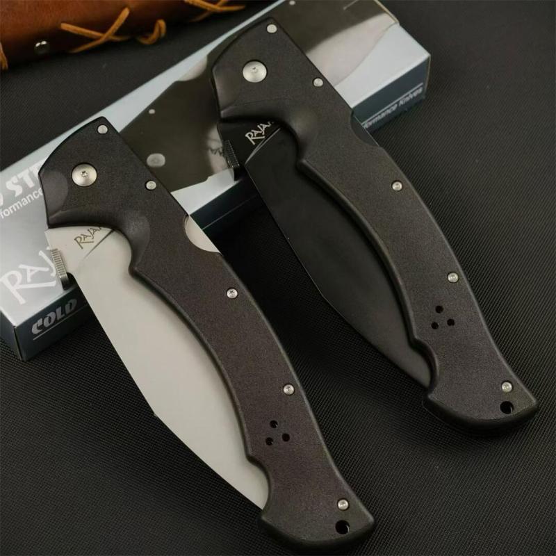 Cold Steel Rajah II Folding Knife 5.83" AUS-10A Satin Blade, Nylon Fiber Handles Lockback