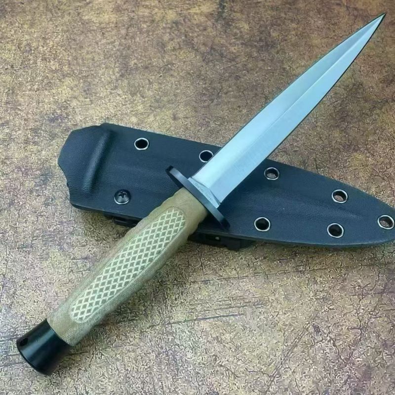Sparta Fixed Knife 5.91" 8Cr13 Blade, G10 Handles
