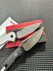 Kershaw 7305 Launch 23 AUTO Folding Knife 3.31" CPM-154 Two-Tone Trailing Point Blade, Milled Aluminum Handles
