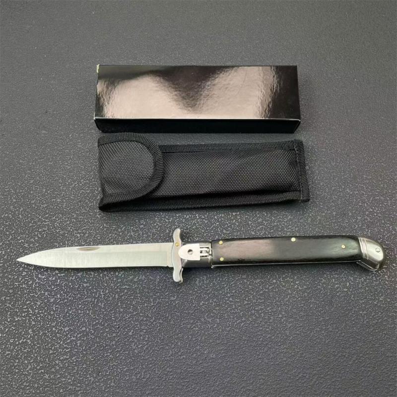 Italy AKC 11 Inch Godfather Stiletto Mafia OTF AUTO Knife 4.53" 8Cr14mov Blade, Acrylic Handles