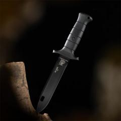 FK-2000 German Fixed Knife 7.09" 55Si7 Blade, Nylon Fiber Handles