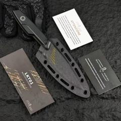 Extrema Ratio LTK01 Fixed Knife 4.41" N690 Single Edge Blade, G10 Handles
