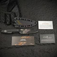 Extrema Ratio LTK01 Fixed Knife 4.41" N690 Single Edge Blade, G10 Handles