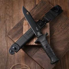 FK-2000 German Fixed Knife 7.09" 55Si7 Blade, Nylon Fiber Handles