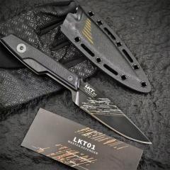 Extrema Ratio LTK01 Fixed Knife 4.41" N690 Single Edge Blade, G10 Handles