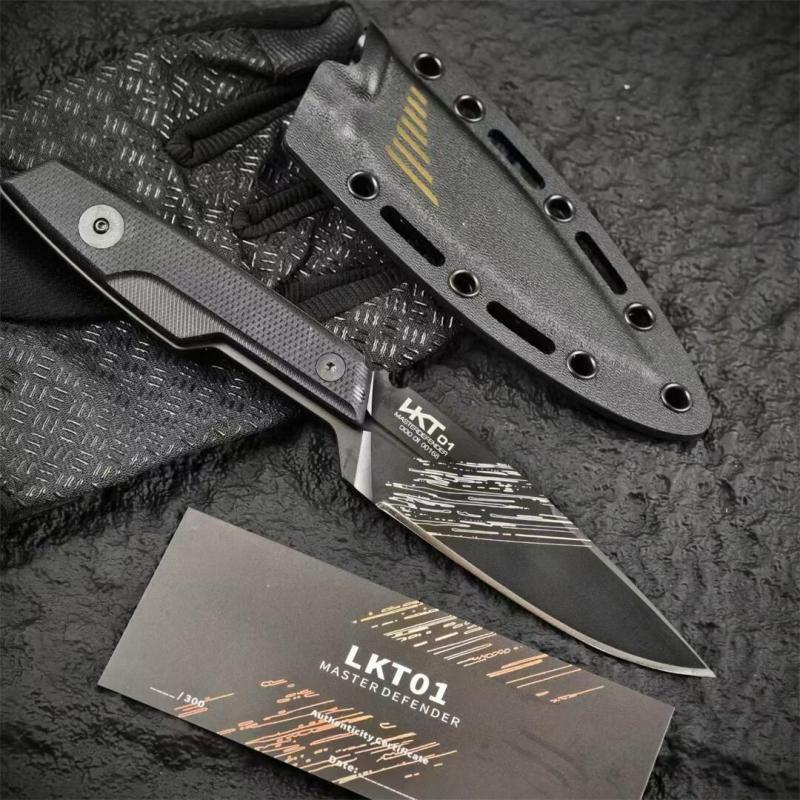 Extrema Ratio LTK01 Fixed Knife 4.41" N690 Single Edge Blade, G10 Handles