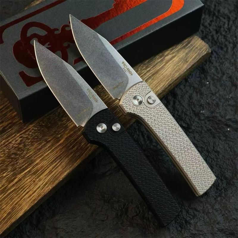 Pro-Tech Scapegoat Ramon Chaves Auto OTF Knife 2.91" MagnaMax Blade, Aluminum Alloy Handles