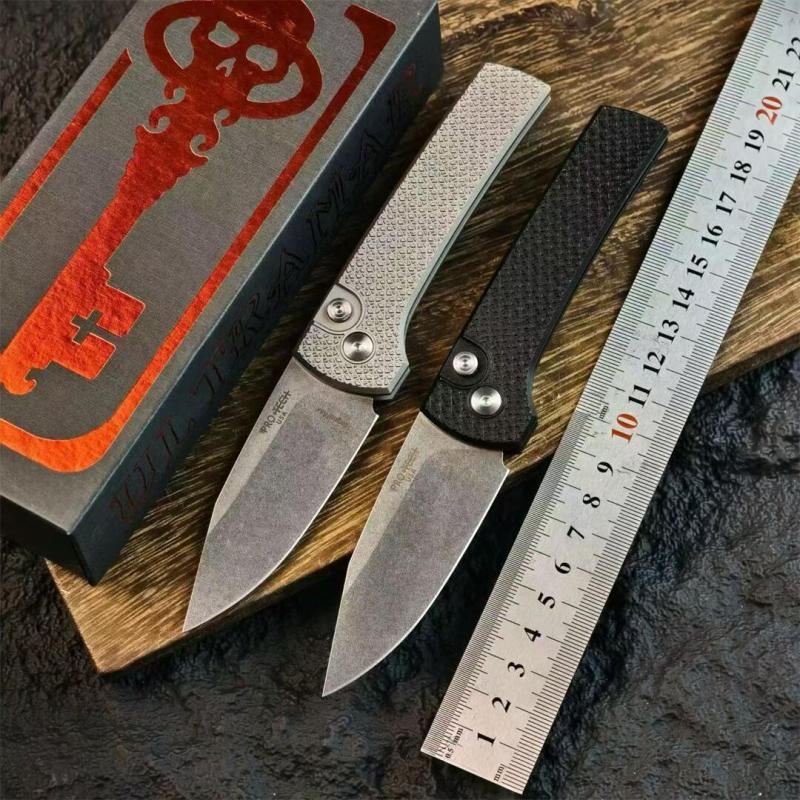 Pro-Tech Scapegoat Ramon Chaves Auto OTF Knife 2.91" MagnaMax Blade, Aluminum Alloy Handles