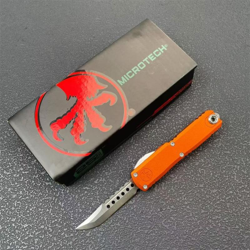Mini MT Troodon UTX70 OTF AUTO Knife 2.17" D2 Blade, Aviation Aluminum Handles