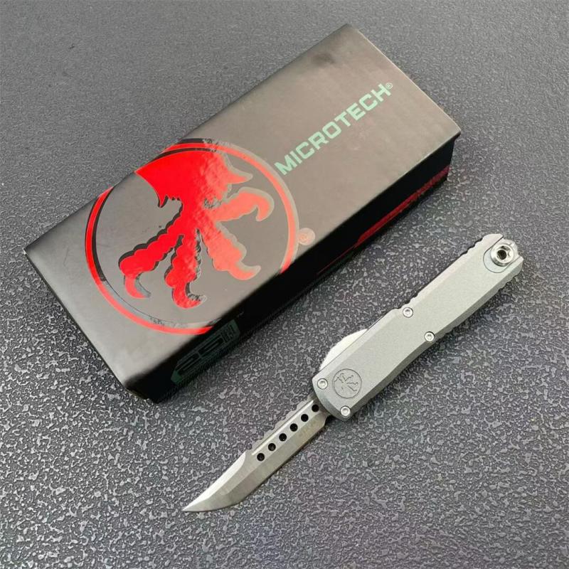 Mini MT Troodon UTX70 OTF AUTO Knife 2.17" D2 Blade, Aviation Aluminum Handles