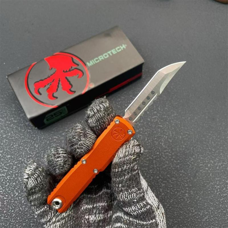 Mini MT Troodon UTX70 OTF AUTO Knife 2.17" D2 Blade, Aviation Aluminum Handles